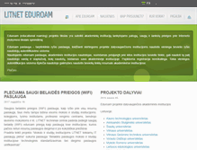 Tablet Screenshot of eduroam.lt