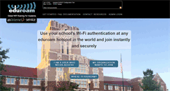 Desktop Screenshot of eduroam.us