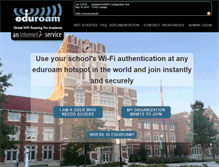 Tablet Screenshot of eduroam.us