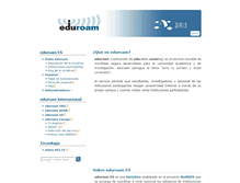 Tablet Screenshot of eduroam.es