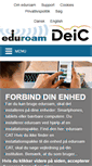 Mobile Screenshot of eduroam.dk