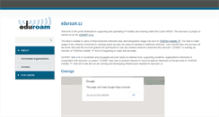 Desktop Screenshot of eduroam.cz