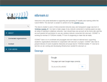 Tablet Screenshot of eduroam.cz