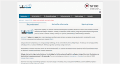 Desktop Screenshot of eduroam.hr
