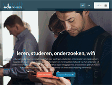 Tablet Screenshot of eduroam.nl