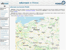 Tablet Screenshot of eduroam.pl