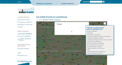 Desktop Screenshot of eduroam.lu